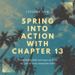 Fresh start for Spring with Chapter 13