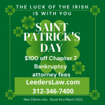 St. Patrick’s Day Bankruptcy Special